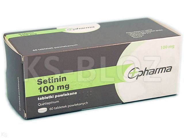 Setinin interakcje ulotka tabletki powlekane 100 mg 