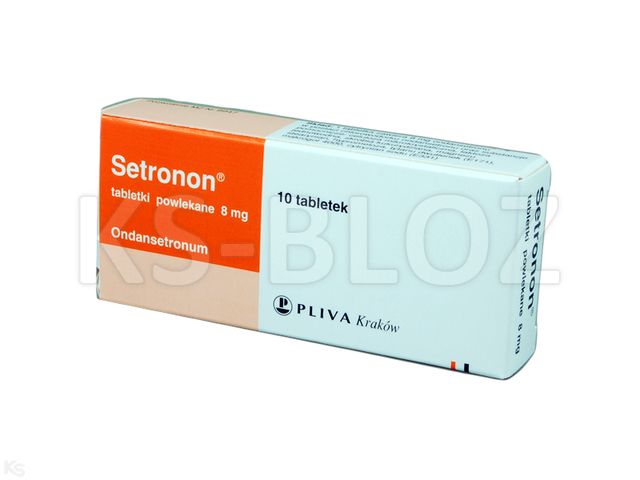 Setronon interakcje ulotka tabletki powlekane 8 mg 10 tabl.