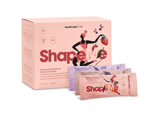 ShapeMe w trzech smakach interakcje ulotka proszek - 15 sasz.