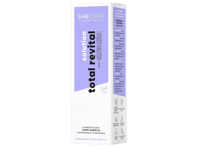 SHECARE LABORATORIES TOTAL REVITAL SOLUTION Synbiotyczny Tonik-esencja rewital.-nawilżający interakcje ulotka tonik - 200 ml