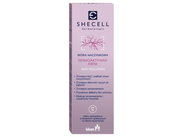 Shecell Dermatologic Protect Krem dermoaktywny skóra naczynkowa interakcje ulotka krem - 40 ml