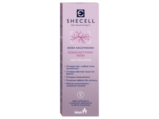 Shecell Dermatologic Protect Krem dermoaktywny skóra naczynkowa interakcje ulotka krem  40 ml