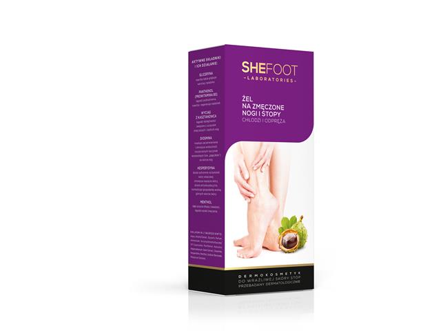 SHEFOOT LABORATORIES Kojący Żel na zmęczone nogi i stopy interakcje ulotka żel - 100 ml