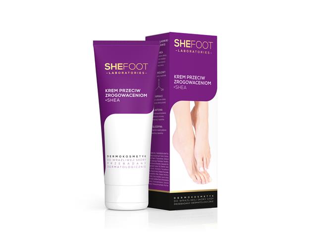 SHEFOOT LABORATORIES Krem przeciw zrogowaceniom + shea interakcje ulotka   75 ml