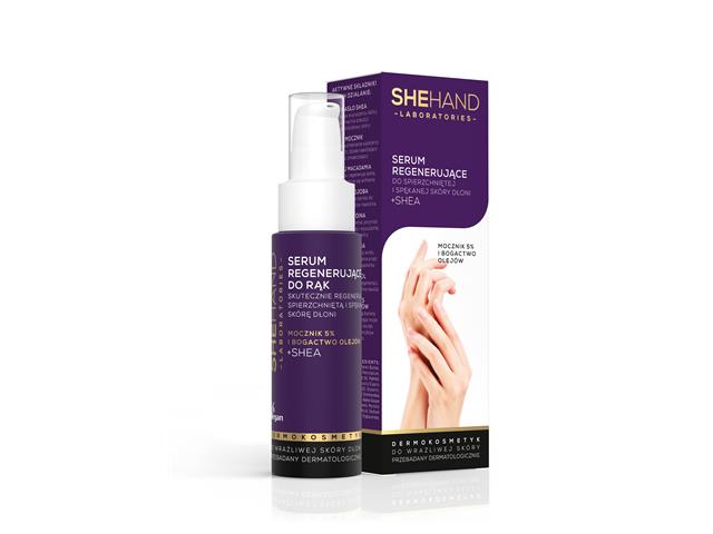 SHEHAND LABORATORIES Serum regenerujące do spierzchniętej i spękanej skóry dłoni interakcje ulotka serum  50 ml