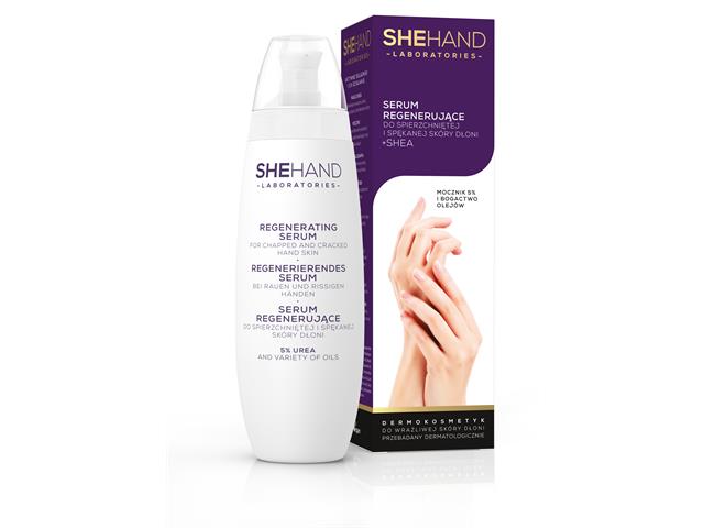 SHEHAND LABORATORIES Serum regenerujące do spierzchniętej i spękanej skóry dłoni interakcje ulotka serum  200 ml