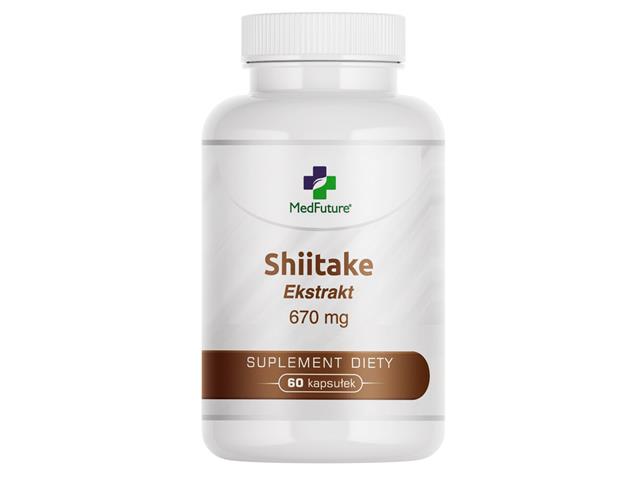 Shiitake Ekstrakt 670 mg interakcje ulotka kapsułki - 60 kaps.