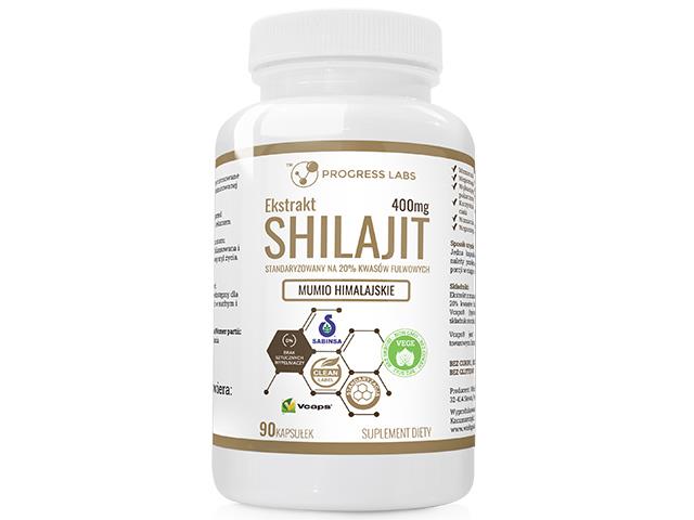 Shilajit Mumio Himalajskie 400 mg Ekstrakt interakcje ulotka kapsułki  90 kaps.