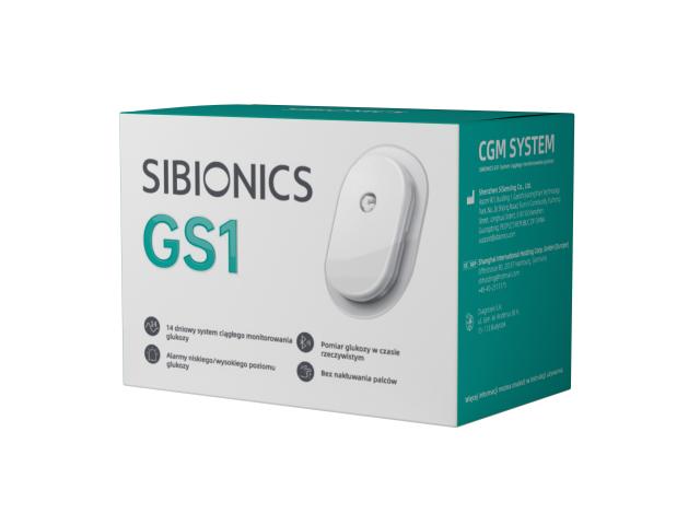 Sibionics Gs1 CGM System interakcje ulotka zestaw  1 zest.