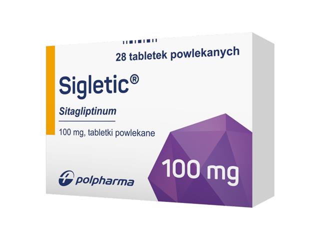 Sigletic interakcje ulotka tabletki powlekane 100 mg 