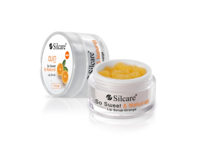 SILCARE Quin Face So Sweet&Natural Lip Scrub Orange interakcje ulotka peeling - 15 g