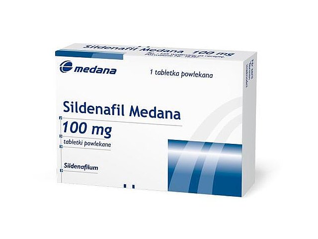 Sildenafil PPH (Sildenafil Medana) interakcje ulotka tabletki powlekane 100 mg 1 tabl. (blist.)