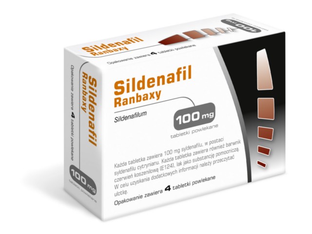 Sildenafil Ranbaxy interakcje ulotka tabletki powlekane 100 mg 