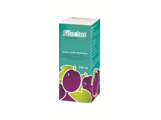 SILECTUS Syrop o smaku śliwkowym interakcje ulotka syrop - 150 ml