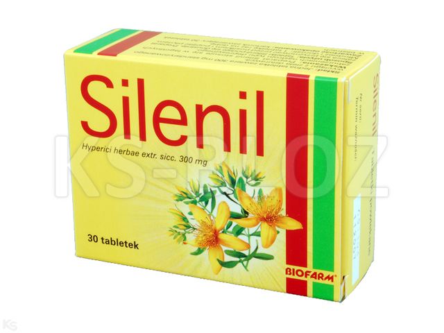 Silenil interakcje ulotka tabletki powlekane 300 mg 30 tabl. (3 blist. po 10 tabl.)