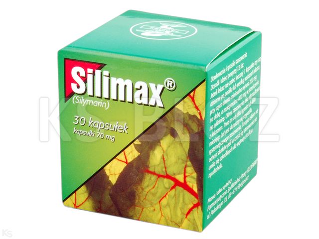 Silimax interakcje ulotka kapsułki twarde 70 mg 30 kaps. | blister