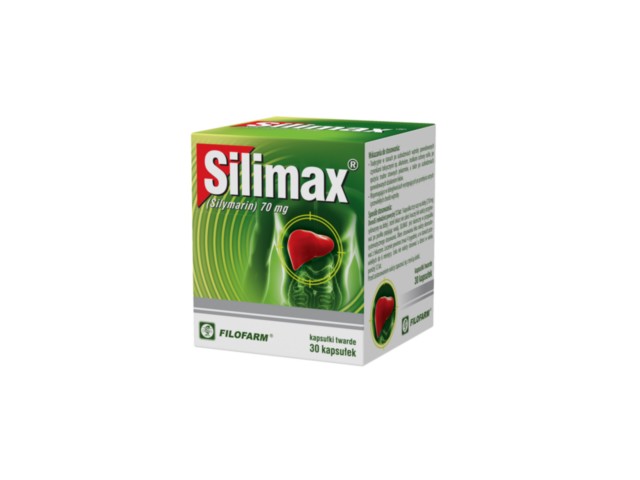 Silimax interakcje ulotka kapsułki twarde 70 mg 30 kaps. | pojemnik