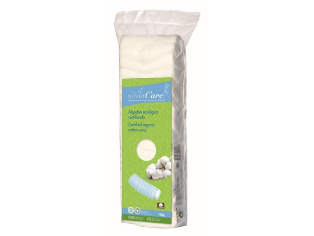 Silver Care Wata w formie taśmy zig-zag organiczna 100% bawełny organicznej interakcje ulotka  - 100 g