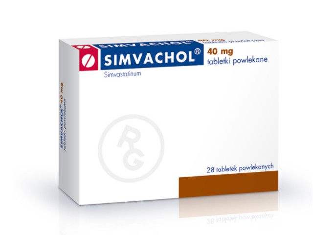 Simvachol interakcje ulotka tabletki powlekane 40 mg 28 tabl. (2 blist. po 14 tabl.)