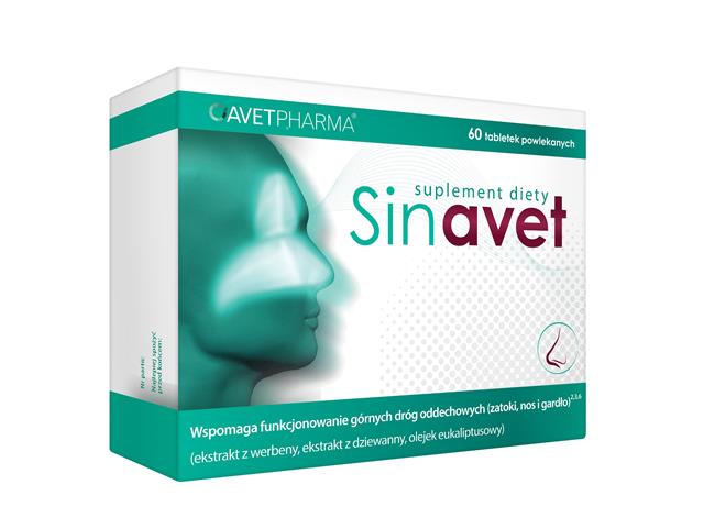 Sinavet interakcje ulotka tabletki powlekane - 60 tabl.