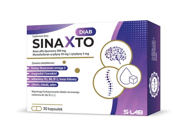 Sinaxto Diab interakcje ulotka kapsułki - 30 kaps.