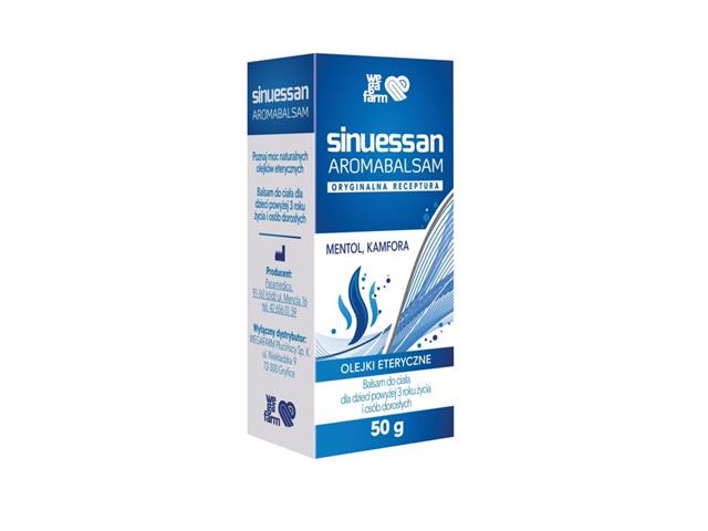 Sinuessan Aromabalsam interakcje ulotka balsam - 50 g