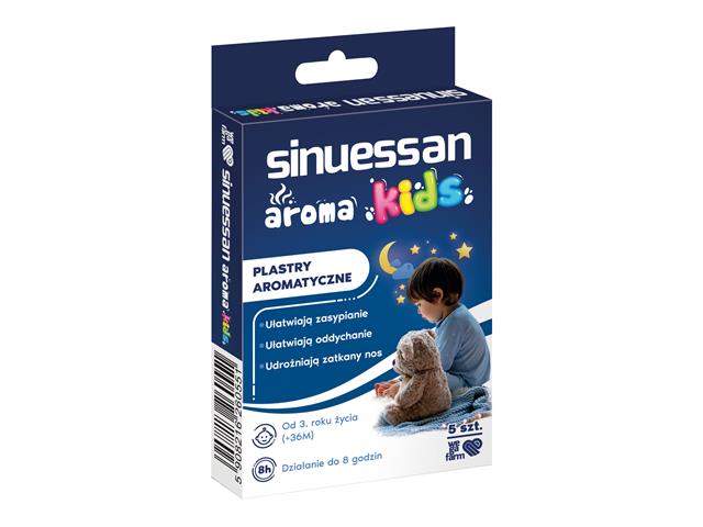 Sinuessan Aromakids interakcje ulotka plaster - 5 plast.