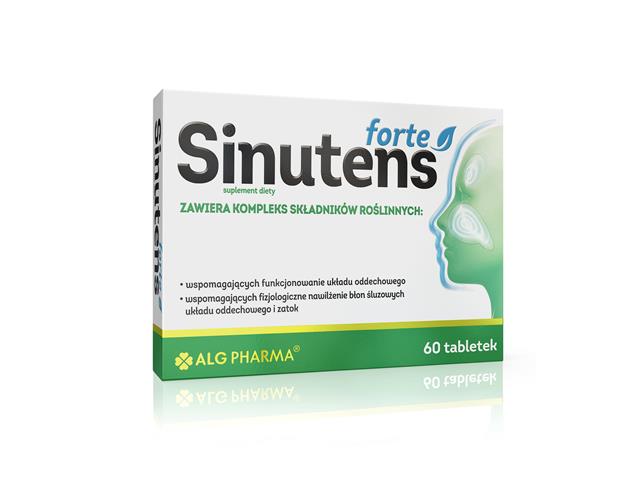 Sinutens Forte interakcje ulotka tabletki  60 tabl.