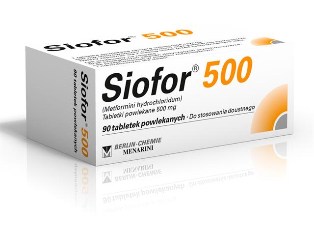 Siofor 500 interakcje ulotka tabletki powlekane 500 mg 90 tabl.