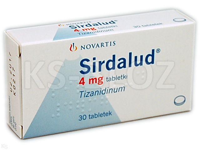 Sirdalud interakcje ulotka tabletki 4 mg 30 tabl.