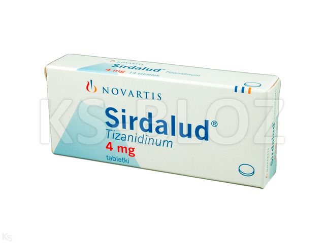 Sirdalud interakcje ulotka tabletki 4 mg 14 tabl.