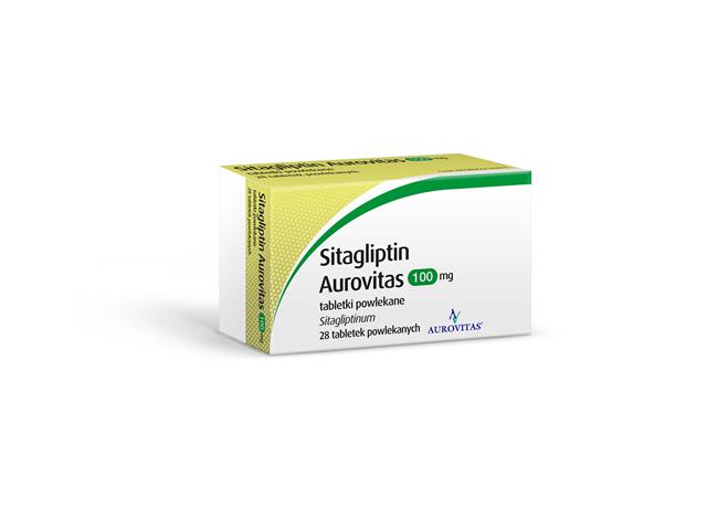 Sitagliptin Aurovitas interakcje ulotka tabletki powlekane 100 mg 