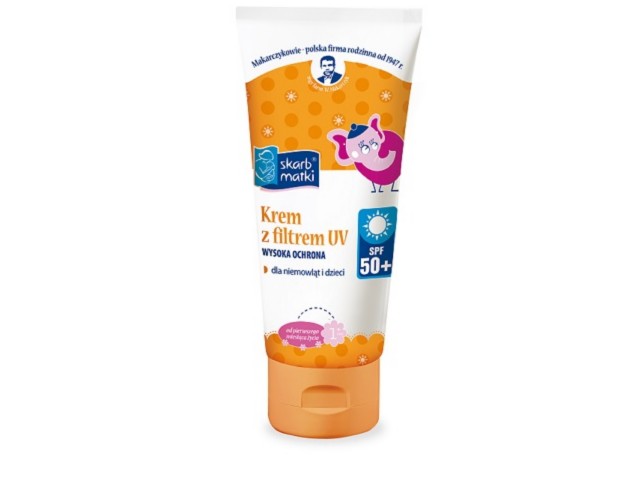 Skarb Matki Krem dla dzieci i niemowląt SPF 50 z filtrem UV interakcje ulotka krem  75 ml (tub.)