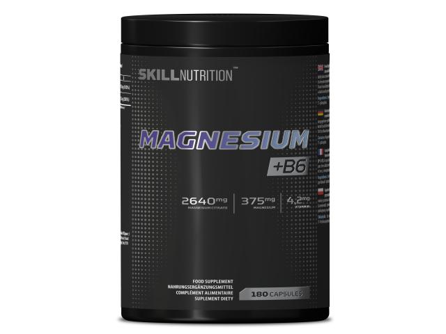 Skill Magnesium + B6 interakcje ulotka kapsułki  180 kaps.