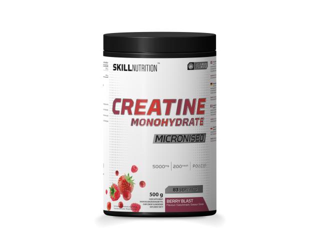 Skill Micronised Creatine Monohydrate berry blast interakcje ulotka proszek - 500 g