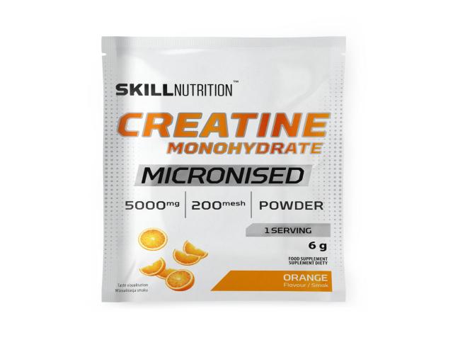 Skill Micronised Creatine Monohydrate orange interakcje ulotka proszek  1 sasz. po 6 g