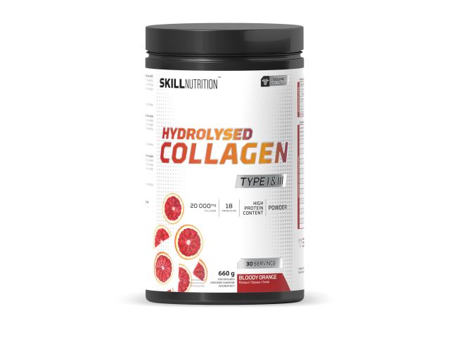 Skill Nutrition Hydrolysed Collagen Type I & III bloody orange interakcje ulotka proszek - 660 g