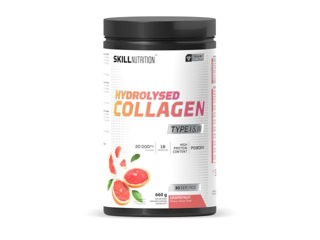 Skill Nutrition Hydrolysed Collagen Type I & III grapefruit interakcje ulotka proszek - 660 g