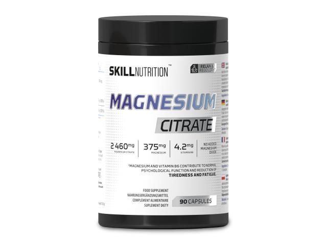 Skill Nutrition Magnesium Citrate interakcje ulotka kapsułki  90 kaps.