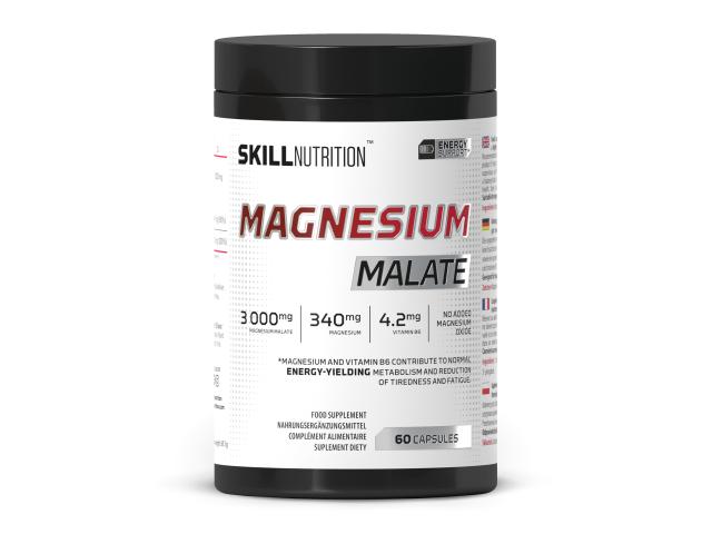 Skill Nutrition Magnesium Malate interakcje ulotka kapsułki twarde - 60 kaps.