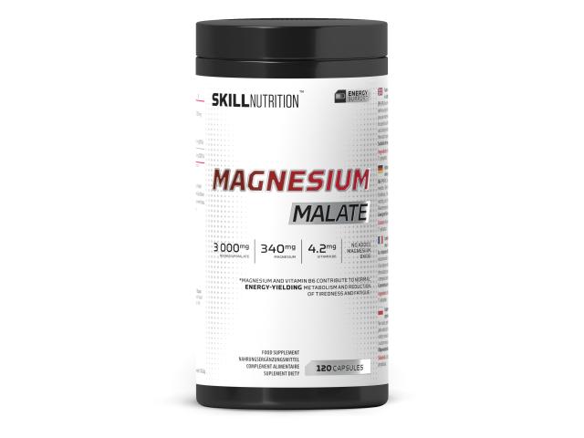 Skill Nutrition Magnesium Malate interakcje ulotka kapsułki twarde - 120 kaps.
