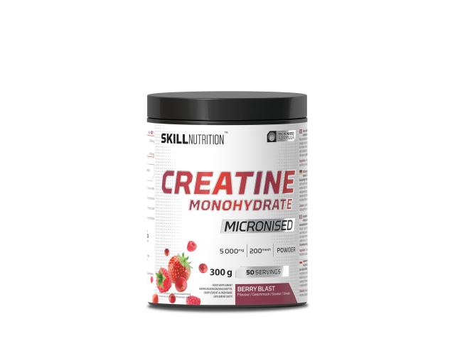 Skill Nutrition Micronised Creatine Monohydrate berry blast interakcje ulotka proszek - 300 g