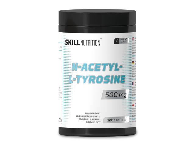 Skill Nutrition N-Acetyl-L-Tyrosine 500 mg interakcje ulotka kapsułki twarde - 120 kaps.