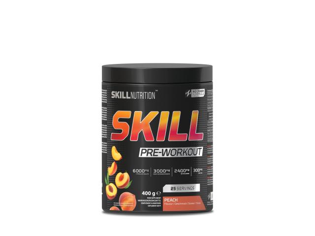 Skill Nutrition Skill Pre-Workout peach interakcje ulotka proszek - 400 g