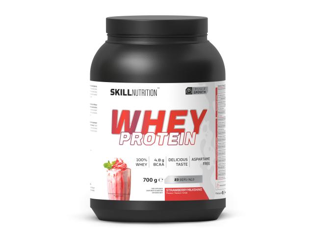 Skill Nutrition Whey Protein strawberry milkshake interakcje ulotka proszek 700 g