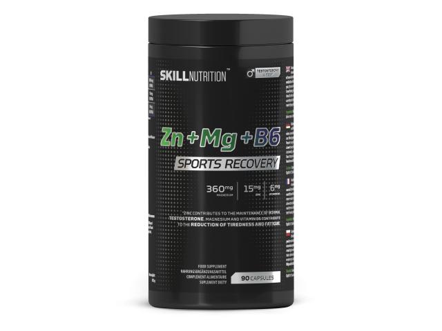 Skill Nutrition Zn + Mg + B6 Sports Recovery interakcje ulotka kapsułki twarde - 90 kaps.