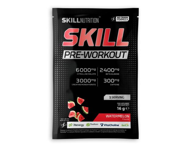 Skill Pre-Workout watermelon interakcje ulotka proszek - 16 g