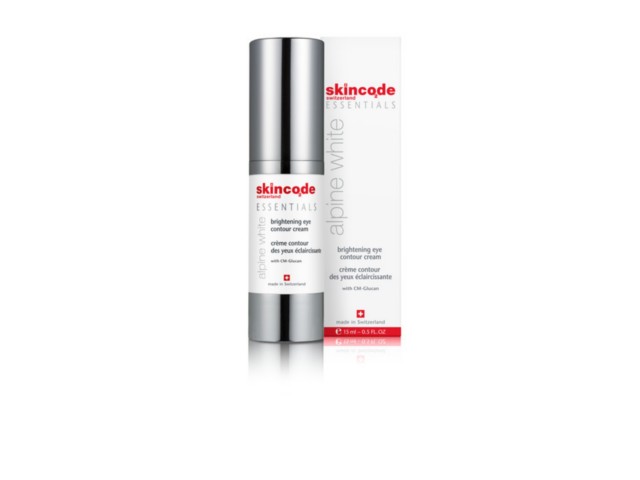 Skincode Essentials Alpine White Krem pod oczy rozjaśniający interakcje ulotka   15 ml