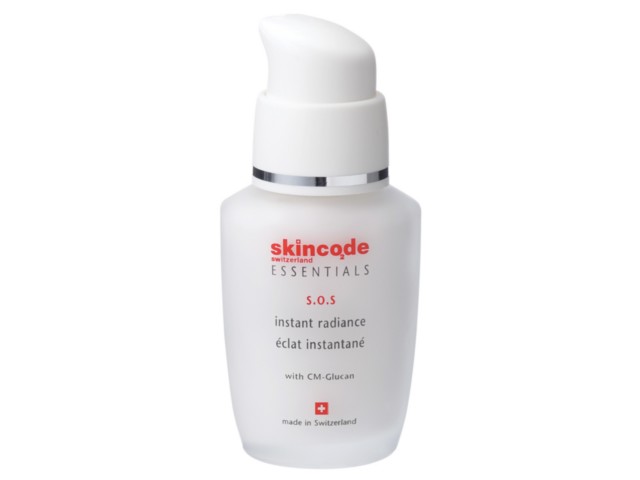 SKINCODE ESSENTIALS S.O.S. Emulsja rozświetlająca interakcje ulotka emulsja  30 ml