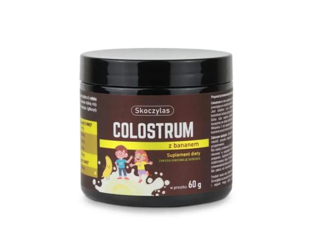 Skoczylas Colostrum Z Bananem interakcje ulotka proszek - 60 g (słoik)